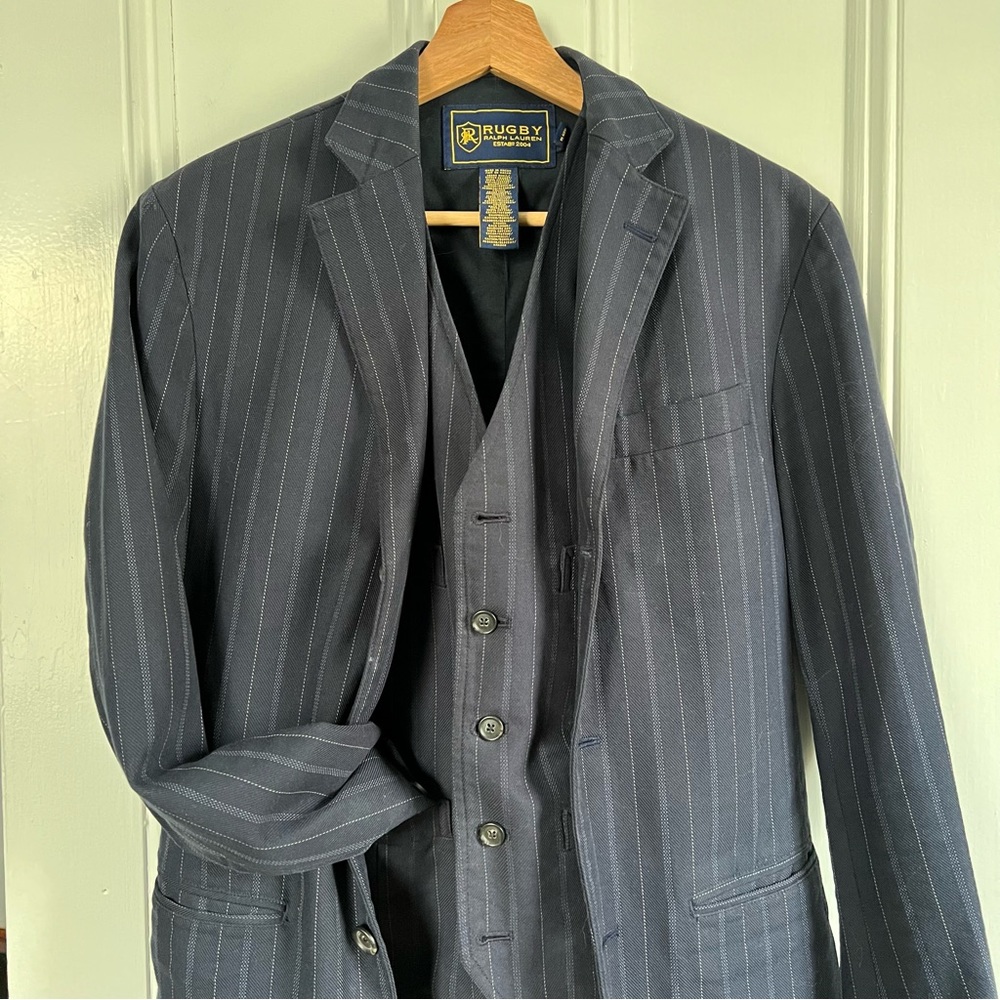 Rugby Ralph Lauren pinstripe sport coat and vest